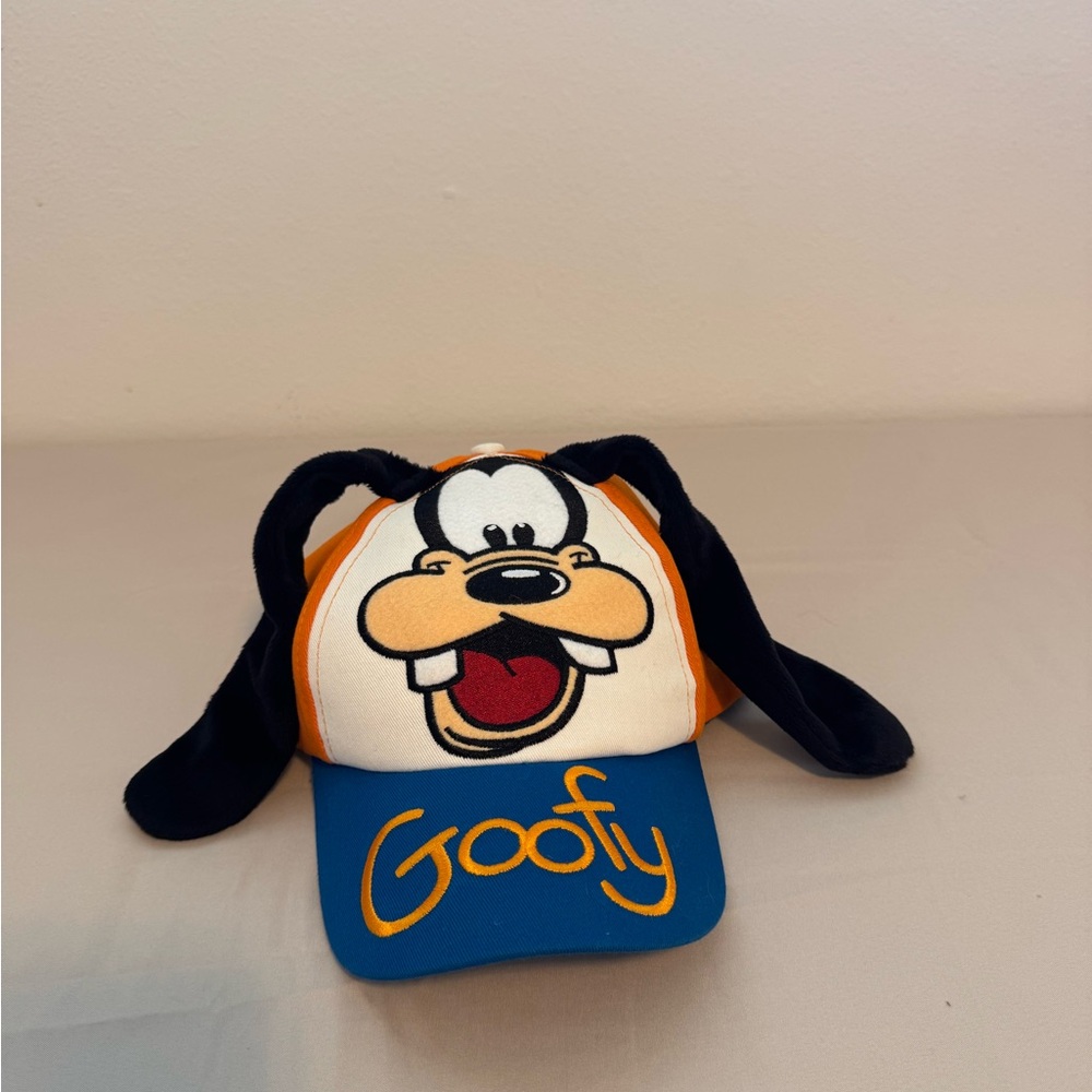 Disney Parks Orange and Blue Goofy Hat